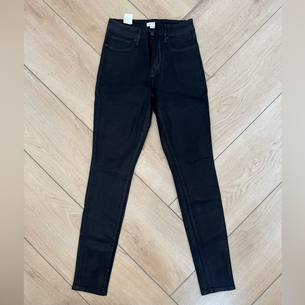 Good American High Rise Black Paloma Pant